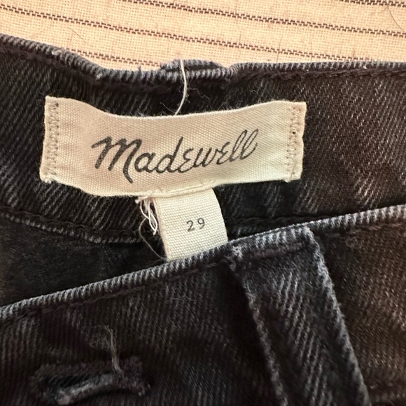 Black Madewell Denim Mini Skirt - Picture 3 of 3